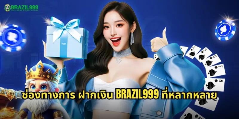 ช่องทางการ ฝากเงิน BRAZIL999 ที่หลากหลาย